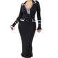 WOMEN FASHION LONG MAXI KNIT DRESS