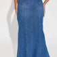 WOMEN FASHION DENIM MAXI SKIRTS