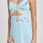 MINI LACE CONTRAST DRESS