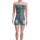 WOMEN FASHION DENIM ROMPERS