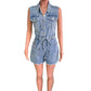 WOMEN FASHION DENIM ROMPERS