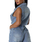 WOMEN FASHION DENIM ROMPERS