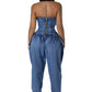 WOMEN FASHION DENIM JUMPSUIT