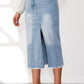 WOMEN FASHION DENIM SKIRT