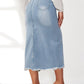 WOMEN FASHION DENIM SKIRT