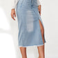 WOMEN FASHION DENIM SKIRT