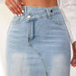 WOMEN FASHION DENIM SKIRT