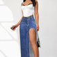 WOMEN FASHION DENIM SKIRT