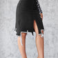 WOMEN FASHION DENIM SKIRT