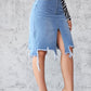 WOMEN FASHION DENIM SKIRT