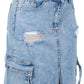 WOMEN FASHION LONG MAXI DENIM SKIRT