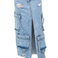 WOMEN FASHION LONG MAXI DENIM SKIRT