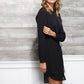 Women's Studded Tie Strap Dress In Black