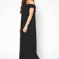 Women's Off Shoulder Wide Leg Jumpsuit With Pockets
