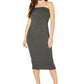 Women's Tube Bodycon Midi Dress