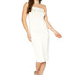 Women's Tube Bodycon Midi Dress