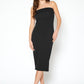 Women's Tube Bodycon Midi Dress