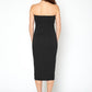 Women's Tube Bodycon Midi Dress