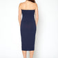 Women's Tube Bodycon Midi Dress