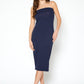 Women's Tube Bodycon Midi Dress