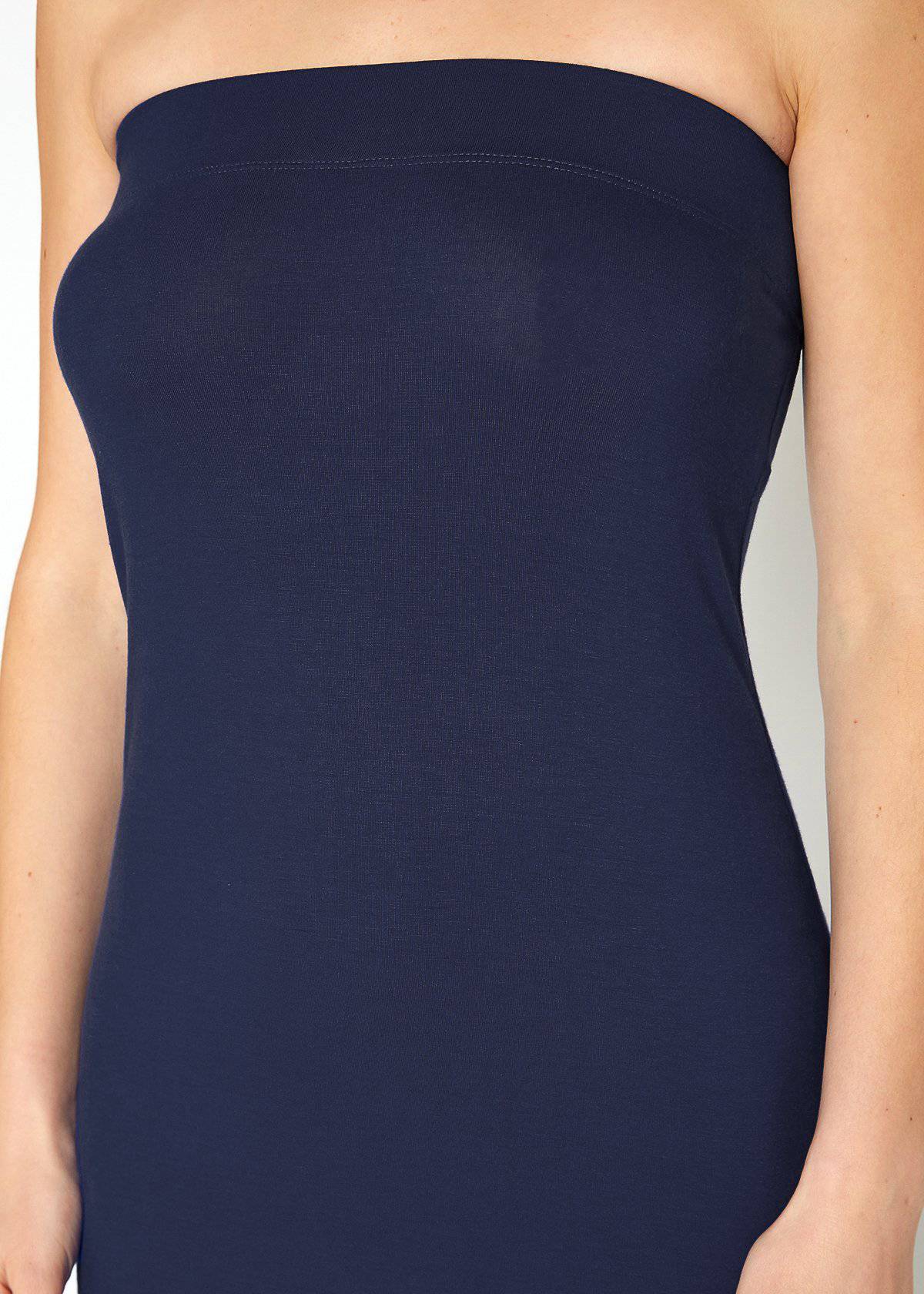 Women's Tube Bodycon Midi Dress