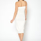 Women's Tube Bodycon Midi Dress