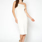 Women's Tube Bodycon Midi Dress