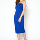 Women's Tube Bodycon Midi Dress