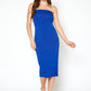 Women's Tube Bodycon Midi Dress