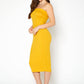 Women's Tube Bodycon Midi Dress