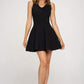 Sleeveless Fit and Flare Dress – Effortlessly Chic