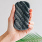 PURE SOL. Beauty Body Buff Charcoal Konjac Body Sponge