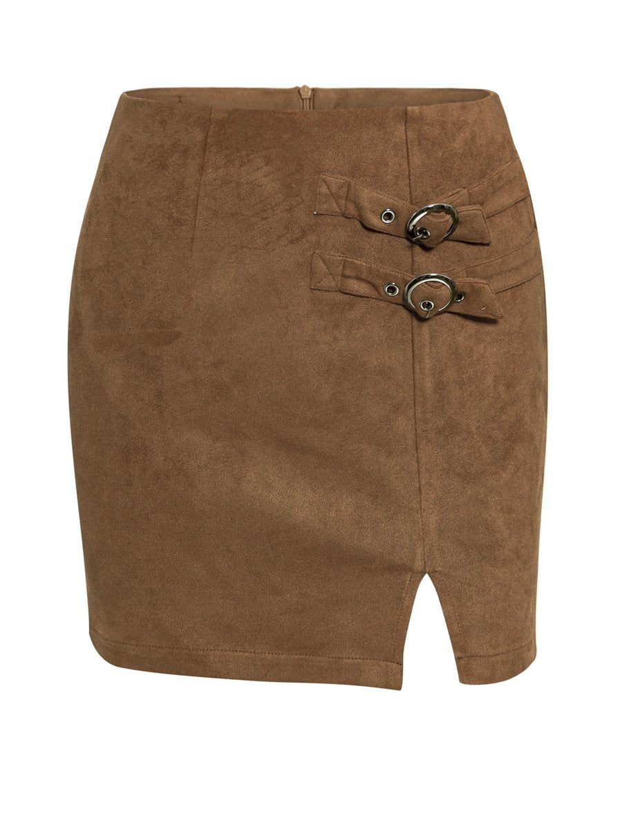 Skirt Suede Winter Women