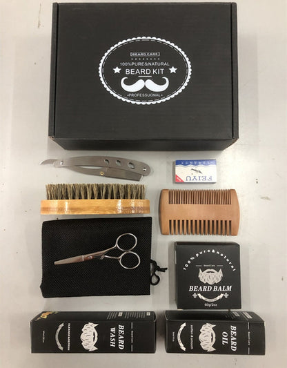 VOLTEN™ – Beard Grooming Kit with Derma Roller & Disinfectant