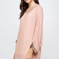 Batwing Sleeve Shift Dress – Effortless Flow and Elegance