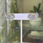 Crystal Butterfly Earrings