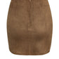 Skirt Suede Winter Women