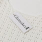 Knitted hollow out top pullover Women backless long sleeve
