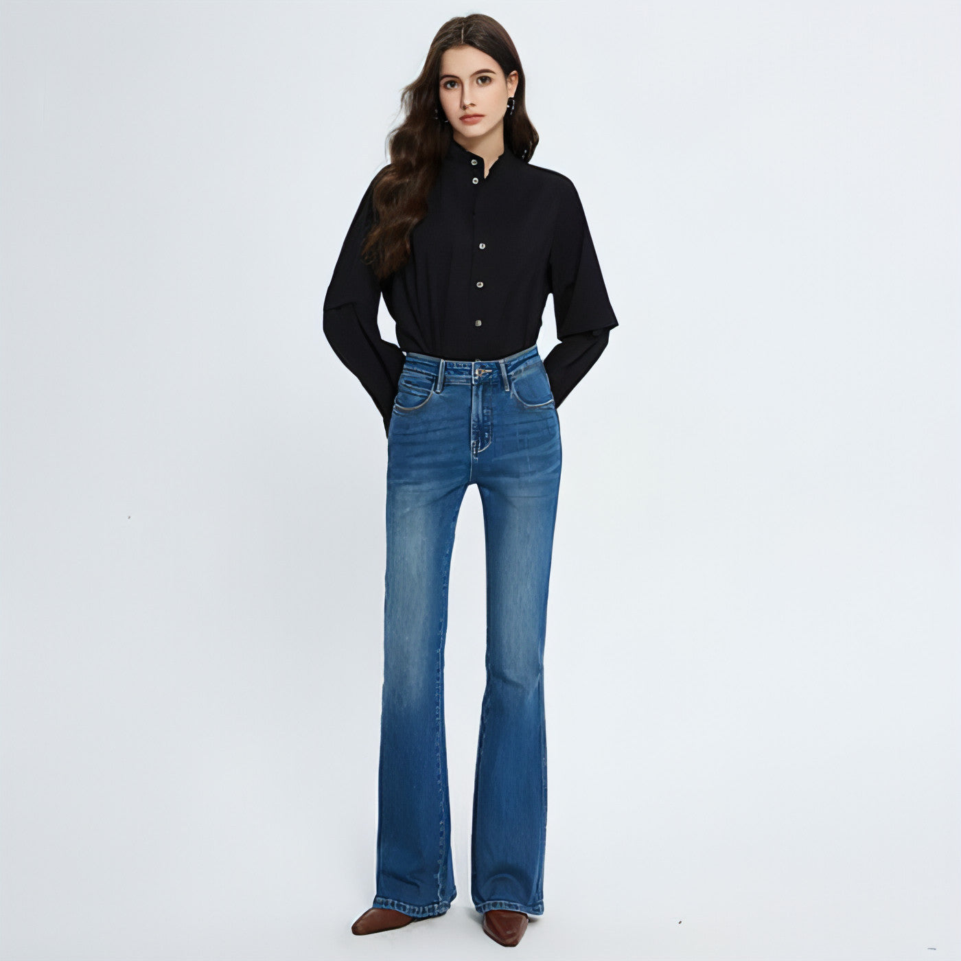 Fashionable Stretch Skinny Bottom Jeans For Women