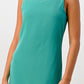 Embellished Neckline Sleeveless Shift Dress