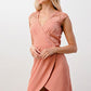 Floral Lace Shoulder Wrap Dress
