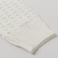 Knitted hollow out top pullover Women backless long sleeve
