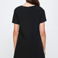 Embellished Short Sleeve Mini Dress