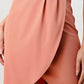 Floral Lace Shoulder Wrap Dress