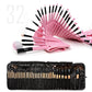 Sculptor 32 Piece High Quality Wooden Makeup Brush Set