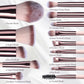 14PCS Travel Makeup Brush Set LED Light Mirror Private Label Portable
