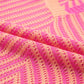 Strawberry Pink Contrast Chevron Knit V Neck Sweater Vest Top