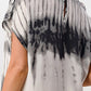 Short Sleeve Tie-Dye Shift Dress