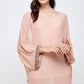 Batwing Sleeve Shift Dress – Effortless Flow and Elegance