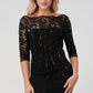 Lace Overlay Bodycon Dress – Elegant and Sophisticated